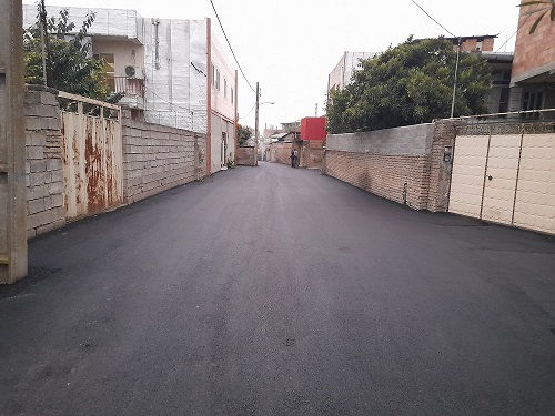 آسفالت معابر شهر سورک
